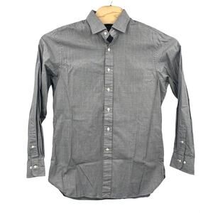 Polo Ralph Lauren Shirt Mens 16.5 34/35 Slim Fit Solid Gray Color